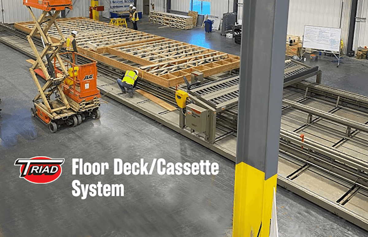 Triad Machine Floor Deck-Cassette System | Triad Machines