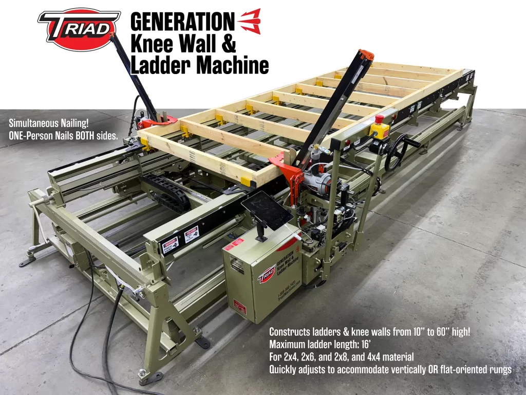 Knee Wall  Ladder Machine